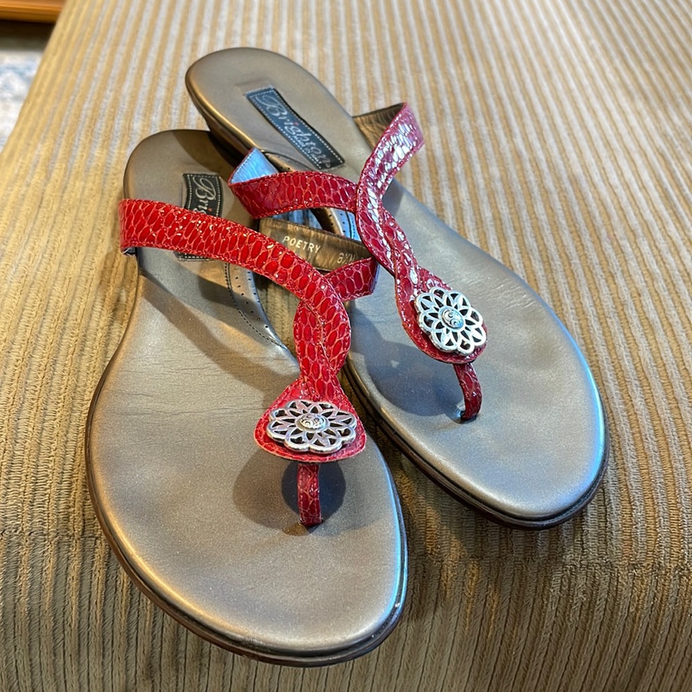 Brighton Poetry Sandals, Size 8.5.